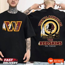 Washington Redskins 1932 - Forever Football 2Sided TShirt - Size S to 5XL picture