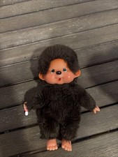 RARE Vintage Sekiguchi Monchichi Monkey Thumb Sucking Plush Boy 7in picture