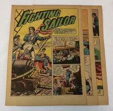1947 five page cartoon story ~ URIAH LEVY ~ US Navy picture