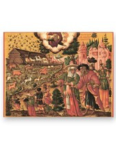 Orthodox Icon of Noah’s Ark with Unicorns | 17th Century Theodore Poulakis picture
