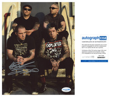* BRANDEN STEINECKERT * signed 8x10 photo * RANCID * ACOA * picture