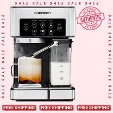 [SALE] Chefman 1.8L Barista Pro Espresso Machine, Stainless Steel picture
