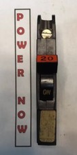 Federal Pacific FPE Stab-Lok Breaker 1 Pole 20 Amp 120V Thin - Ships Today FAST picture