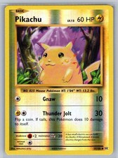 PIKACHU 35/108 C EVOLUTIONS POKEMON REVERSE HOLO NEAR MINT PIKACHU picture
