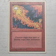 MTG Red Elemental Blast 4th Edition Regular Common picture