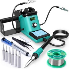 Complete ESD-Safe Soldering Iron Kit with 12-in-1 Features & Digital Control picture