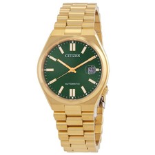Citizen Tsuyosa Automatic Green Green Sunray Dial Watch NJ0152-51X picture