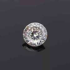 3 Ct Natural White Diamond Round Portuguese Cut VVS1 D Grade GDGL Certified A26 picture
