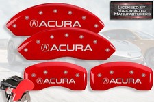 Front + Rear Red MGP Brake Disc Caliper Covers Fits: 2023-2026 