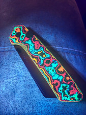 Rare Kizer Madrac Nova Carbon Joker Carbon Fiber Handles Hollow Grind S45vn picture