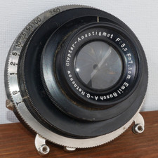 Emil Busch AG Rathenow Glyptar Anastigmat 7.5 CM (75MM) F3.5 Lens RARE Vintage picture
