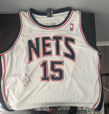 Vince Carter New Jersey Nets Signed Jersey, Size 56. Adidas Authentic. JSA picture