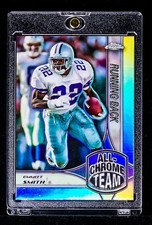 Emmitt Smith RARE ALL-CHROME TEAM REFRACTOR CARD Dallas Cowboys HOF picture