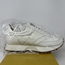 Rhude Croc Rhunner Shoes Mens Size 9 White Crocodile Pattern Leather Rare New picture