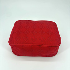 Vintage Givenchy Makeup Bag/Pouch Amarige de Givenchy Ruby Red Jacquard Monogram picture