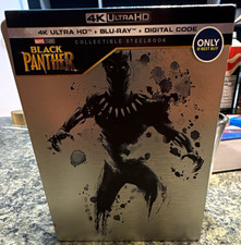 Marvel Studios Black Panther 4K UHD Blu-ray Steelbook Digital Copy PG-13 2018 picture