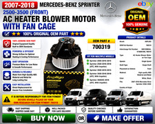 2007-18 Mercedes-Benz Sprinter 2500-3500 Front 700319⭐AC Heater Blower Motor⭐Fan picture
