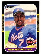 1987 Donruss #599 Kevin Mitchell (RC) NY Mets San Francisco Giants MVP picture