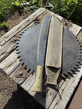 Vintage Collins Machete 18 “ Blade w/ Military Style Sheath picture