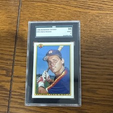 Bowman 1990 Bowman Tiffany Craig Biggio Astros #78 Tiffany SGC 96 Mint 9 picture
