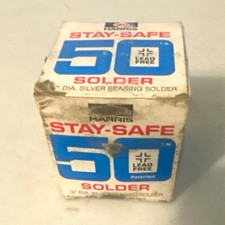 Harris Stay-Safe 50 Silver Bearing Lead Free Solder Wire 1/8 in 1 lb Spool picture