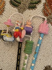 Vtg Disney Who Framed Roger Rabbit Pencil Topper Lot Baby Herman Benny the Cab picture