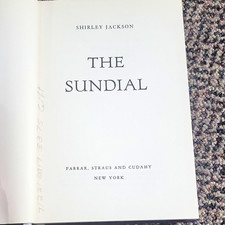 Shirley Jackson The Sundial Hardcover First Printing Farrar Straus Cudahy 1958 picture