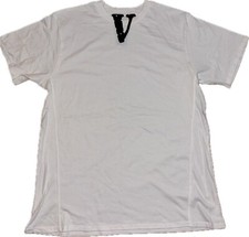 RARE Live Vlone Die Vlone White Blank Tee T-Shirt Adult Size XL New W/O Tags picture