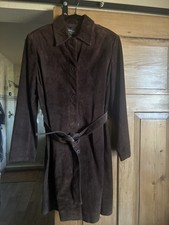 Vintage Harold’s Leather Womens Coat Medium Brown picture