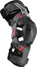 Alpinestars 6501425-13-M Supertech RK-10 Plasma Knee Brace Black/Red Medium picture
