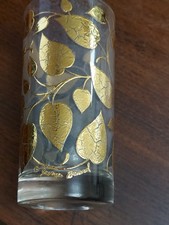 Signed Georges Briard Art Deco Gold MCM Highball Tumblers Set of Seven picture