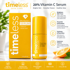 Timeless 20% Vitamin C + E Ferulic Acid Serum 30ml Antioxidant Face Serum picture