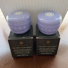 BUNDLE 2TATCHA The Dewy Skin Cream Hydrating Face Moisturizer Mini, 0.17 floz x2 picture
