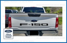 21 - 26 Ford F150 Tailgate Inserts Decals Letters Stickers - GLOSS BLACK picture