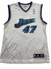 VTG Reebok Utah Jazz Andrei Kirilenko #47 Jersey Mens AK47 MINT Size Medium picture