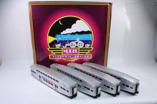 MTH 20-61051 O Gauge Bi-Level Bombardier Passenger 4-Car Set NJ Transit picture