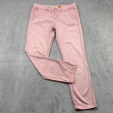 Pilcro and the Letterpress Pants Womens 28 Pink Chino Straight Leg Anthropologie picture