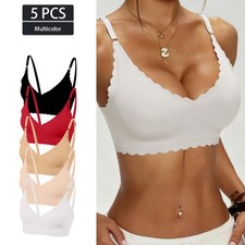 5Pcs Women Seamless Jelly Bras Push Up No Wire Women Bra Comfort with Support picture