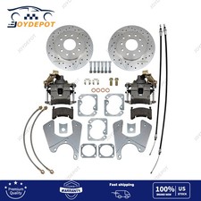 For 64-72 GM A-Body 10 & 12 Bolt St Rear Disc Brake Standard Kit With Calipers picture