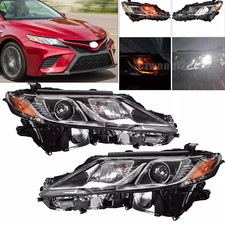 LED Headlights Fit 2018 2019 2020 2021-2024 Toyota Camry L LE SE Headlamps LH+RH picture