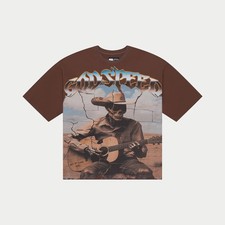 Godspeed Virtuoso Tee Light Wash Brown 251/444 Size Small NWT Rare picture