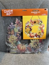 New Creative life Fall Diamond Art Kit Wreath - Thanksgiving Fall 12” picture