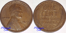 1915 Lincoln Wheat Cent - Improper Alloy Mix Wood Grain Woody- Rare Error Coin picture