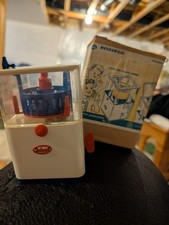 1950's Ideal Novelty & Toy Co Toy Mechanical Dishwasher With Tiny Plastic Dishes picture