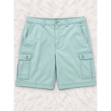 St. John's Bay Mint Green Cargo Shorts picture