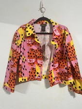 Nooworks Twill Shorty Jacket Micotti Cats XL 1X picture