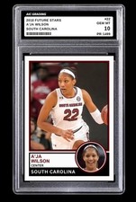 2018 A'JA Wilson NCAA Future Stars Rookie Card #22 South Carolina Graded 10 picture