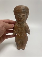 Antique Pre-Columbian Style Standing Figure in Ceremonial Dress picture