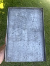 Hamilton Mfg. Letterpress Steel Galley Tray 9x13 Cabinet Furniture Two Rivers WI picture