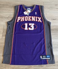 Vintage Super Rare Steve Nash #13 Authentic Phoenix Suns Jersey Size 48 L NWT picture